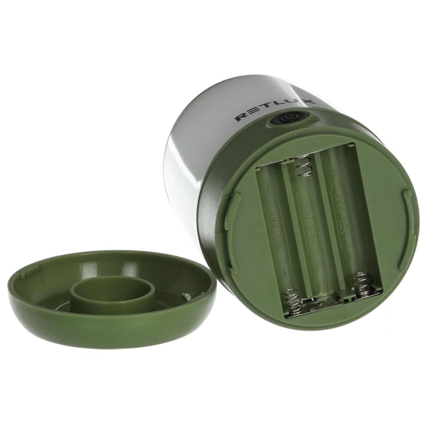 LED Dimming φορητό φωτιστικό LED/3W/3xAAA πράσινο