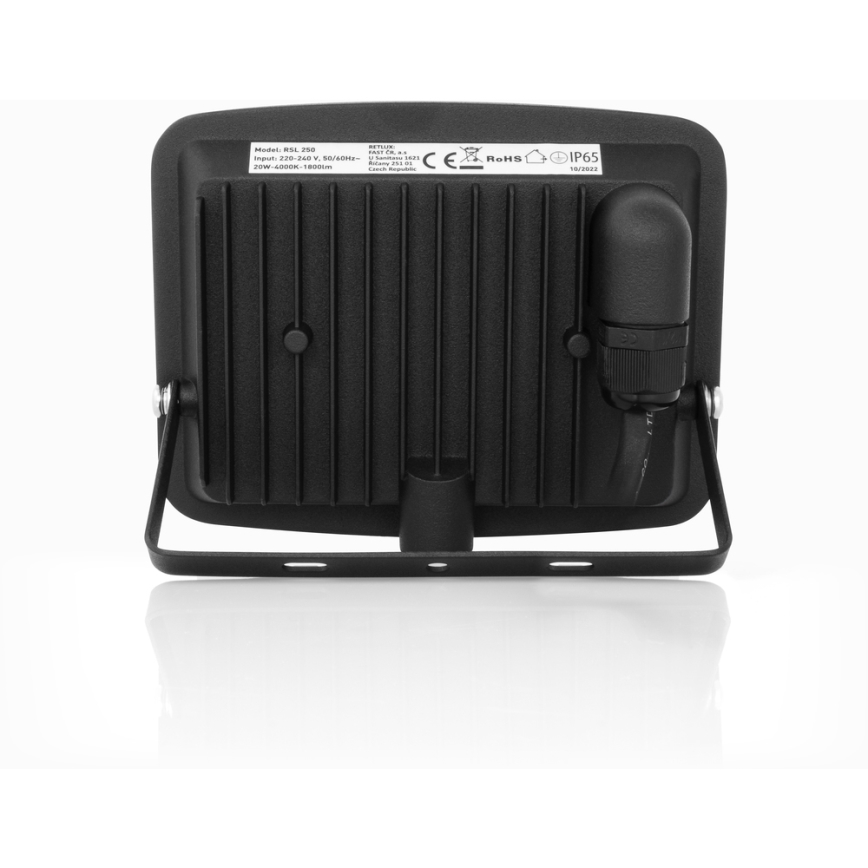 LED Αδιάβροχος προβολέας χωρίς πλαίσιο LED/20W/230V 4000K IP65