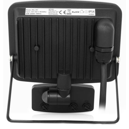 LED προβολέας χωρίς πλαίσιο με αισθητήρα LED/20W/230V 4000K IP65