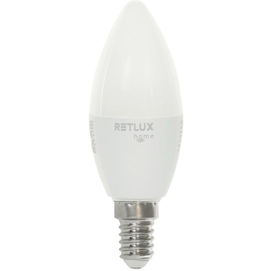 LED RGBW Ρυθμιζόμενη λάμπα C37 E14/4,5W/230V 2700-6500K Wi-Fi Tuya