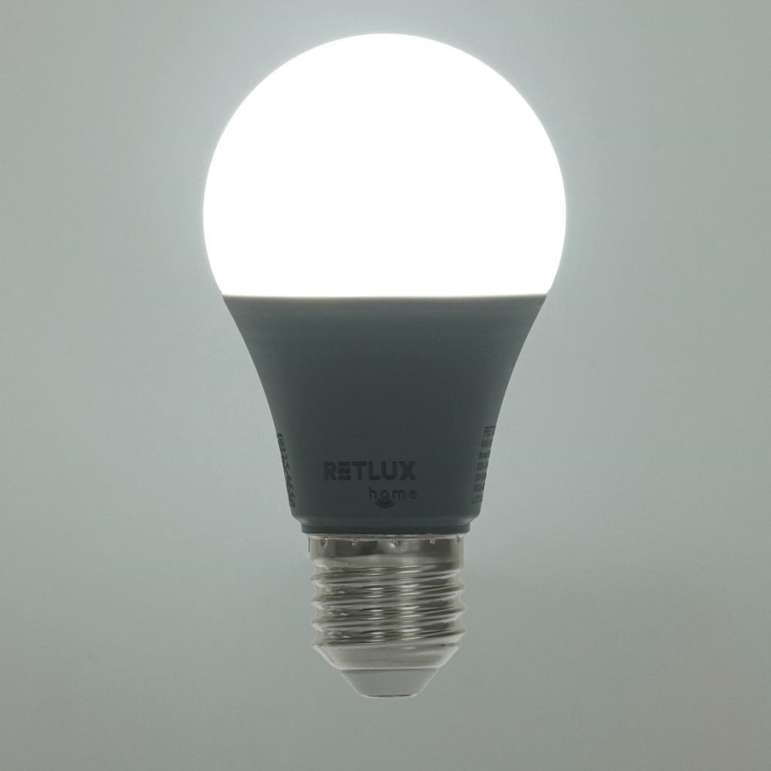LED RGBW Ρυθμιζόμενη λάμπα A60 E27/9W/230V 2700-6500K Wi-Fi Tuya