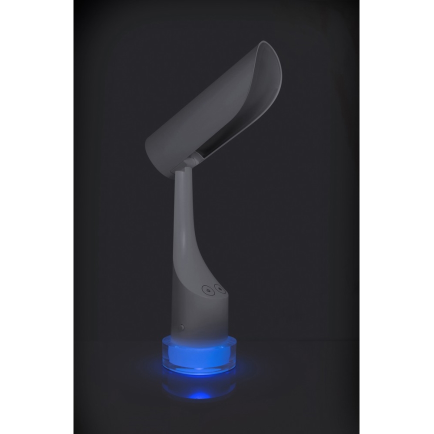 LED RGBW Dimmable επαναφορτιζόμενο επιτραπέζιο φωτιστικό LED/5W/5V 2000 mAh 3000/6000K λευκό