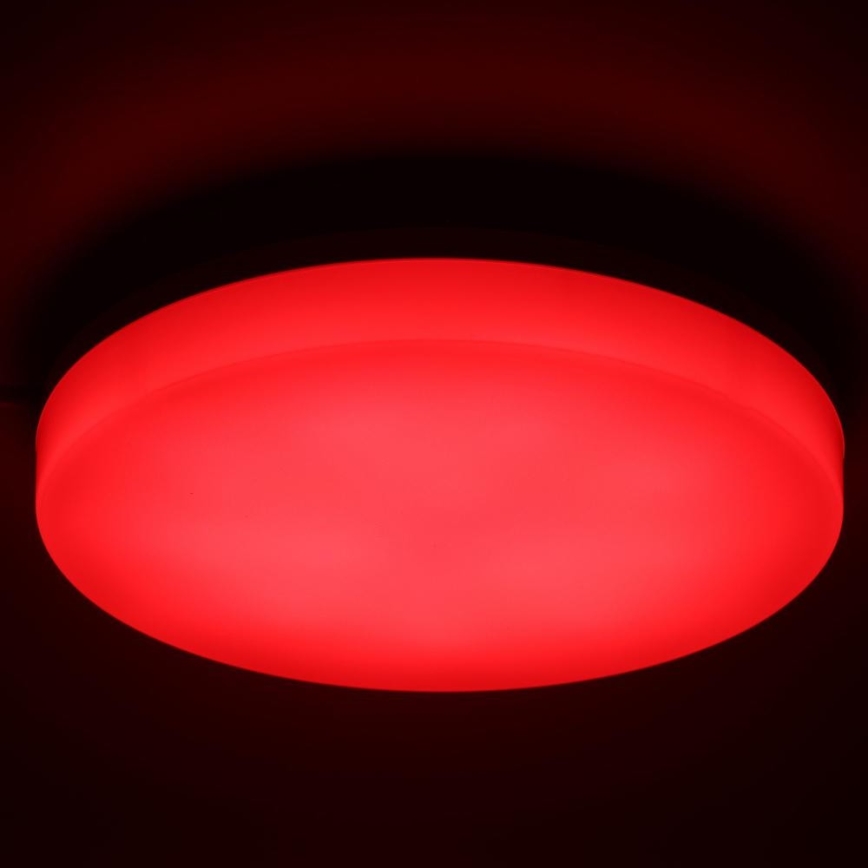 LED RGBW Φωτιστικό οροφής μπάνιου dimming LED/20W/230V Wi-Fi IP44 λευκό