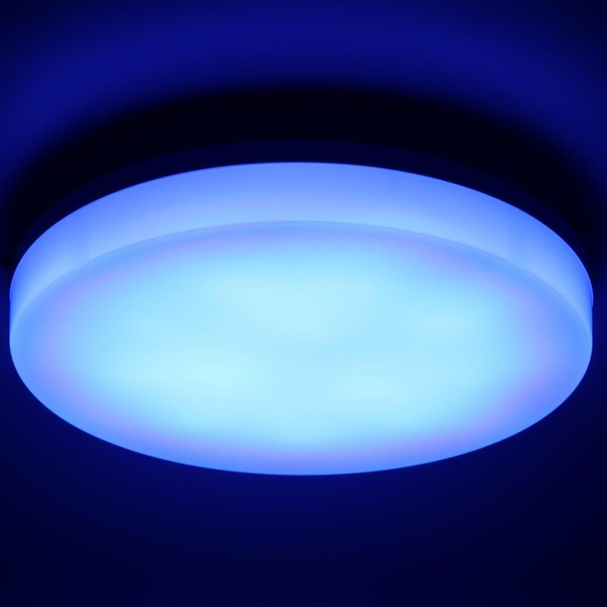 LED RGBW Φωτιστικό οροφής μπάνιου dimming LED/20W/230V Wi-Fi IP44 λευκό
