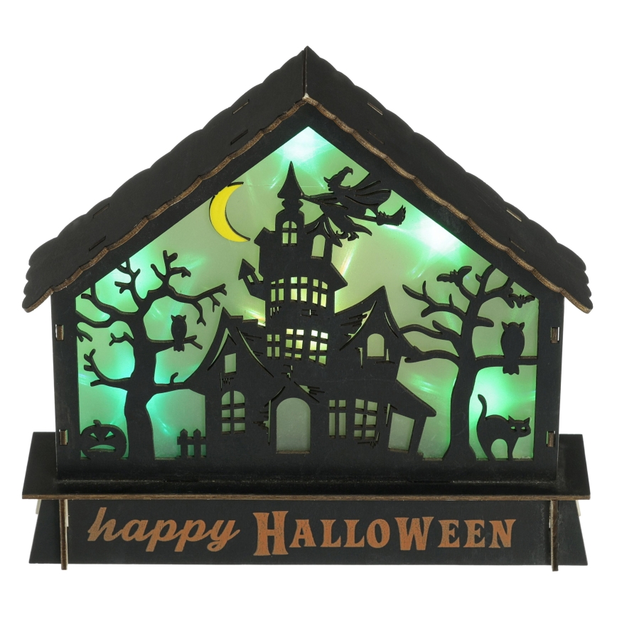 LED Διακόσμηση HALLOWEEN LED/2xAA/πολυχρωμία τρομακτικό σπίτι