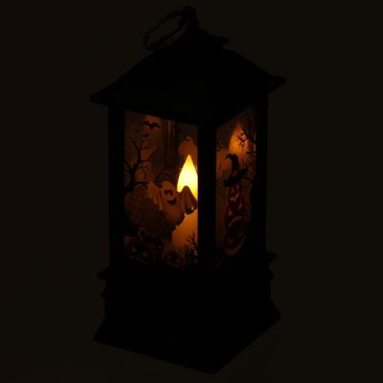 LED Διακόσμηση HALLOWEEN LED/3xAAA/θερμό λευκό φαναράκι με κολοκύθες