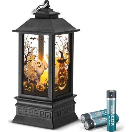 LED Διακόσμηση HALLOWEEN LED/3xAAA/θερμό λευκό φαναράκι με κολοκύθες