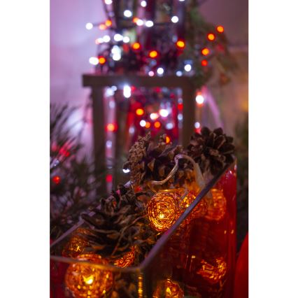 Διακοσμητική γιρλάντα LED 10xLED/2xAA θερμό λευκό