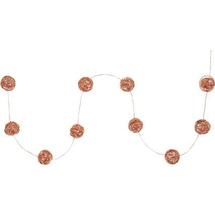 Διακοσμητική γιρλάντα LED 10xLED/2xAA θερμό λευκό