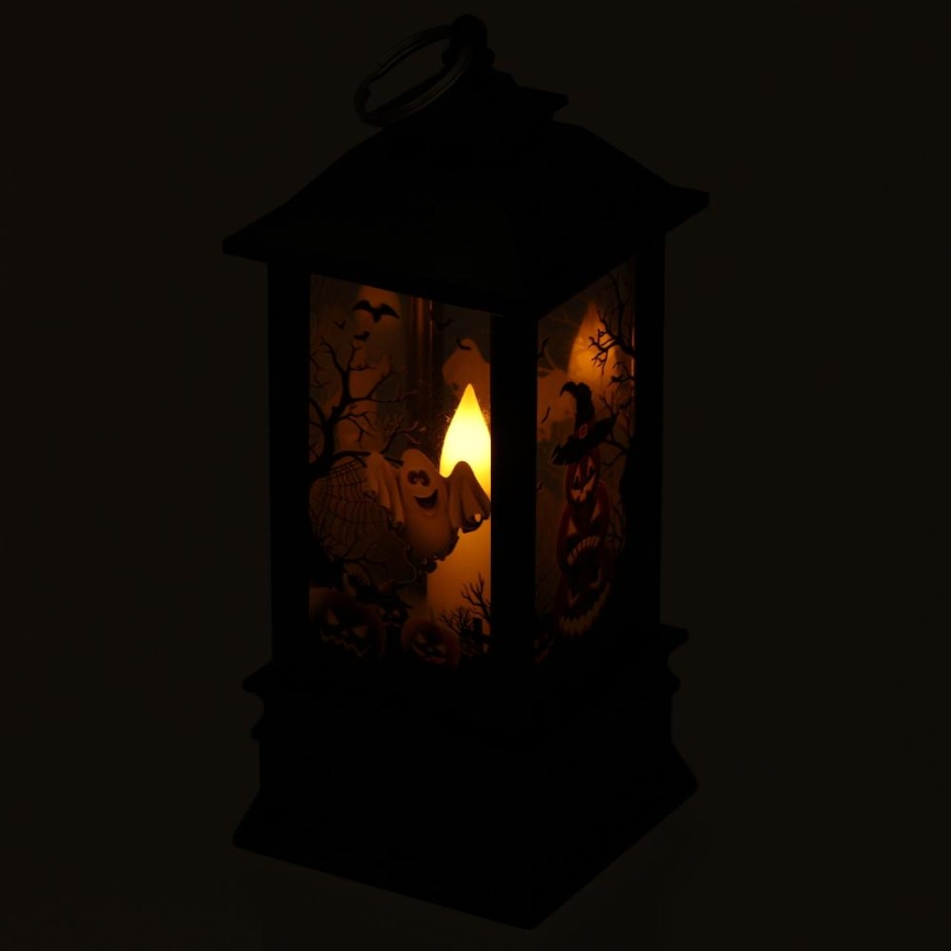 LED Διακόσμηση HALLOWEEN LED/3xAAA/θερμό λευκό φαναράκι με κολοκύθες