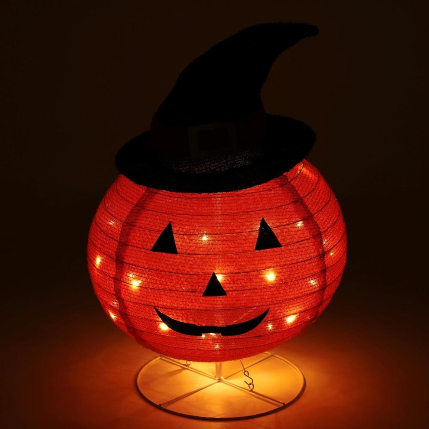 LED Εξωτερικού χώρου διακοσμητικό HALLOWEEN LED/3xAA/θερμό λευκό IP44 κολοκύθα
