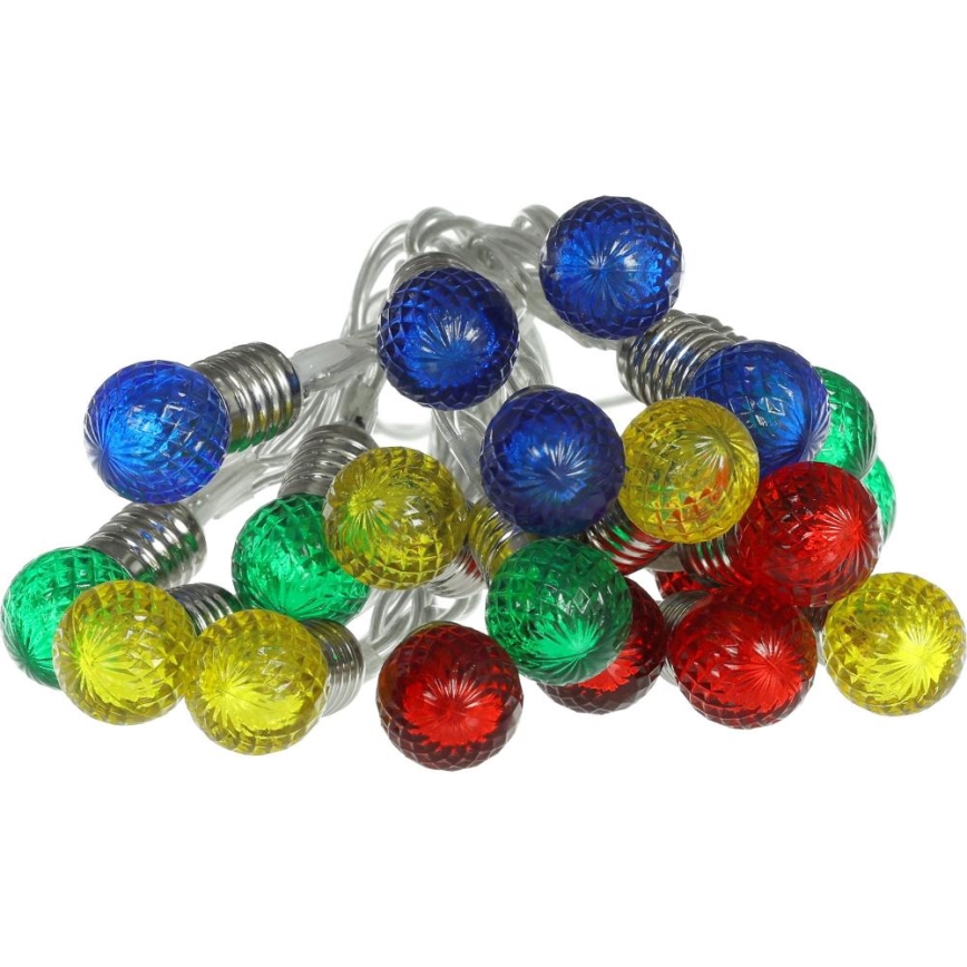 Χριστουγεννιάτικη γιρλάντα LED 20xLED/2xAA/θερμό λευκό 1,8m λαμπτήρες
