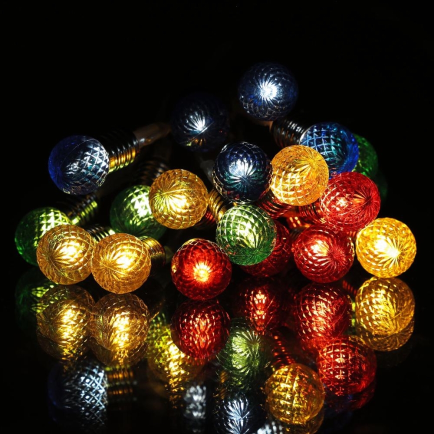 Χριστουγεννιάτικη γιρλάντα LED 20xLED/2xAA/θερμό λευκό 1,8m λαμπτήρες