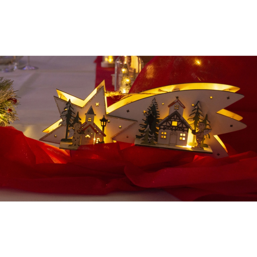 LED Χριστουγεννιάτικο διακοσμητικό LED/2xAA κομήτης