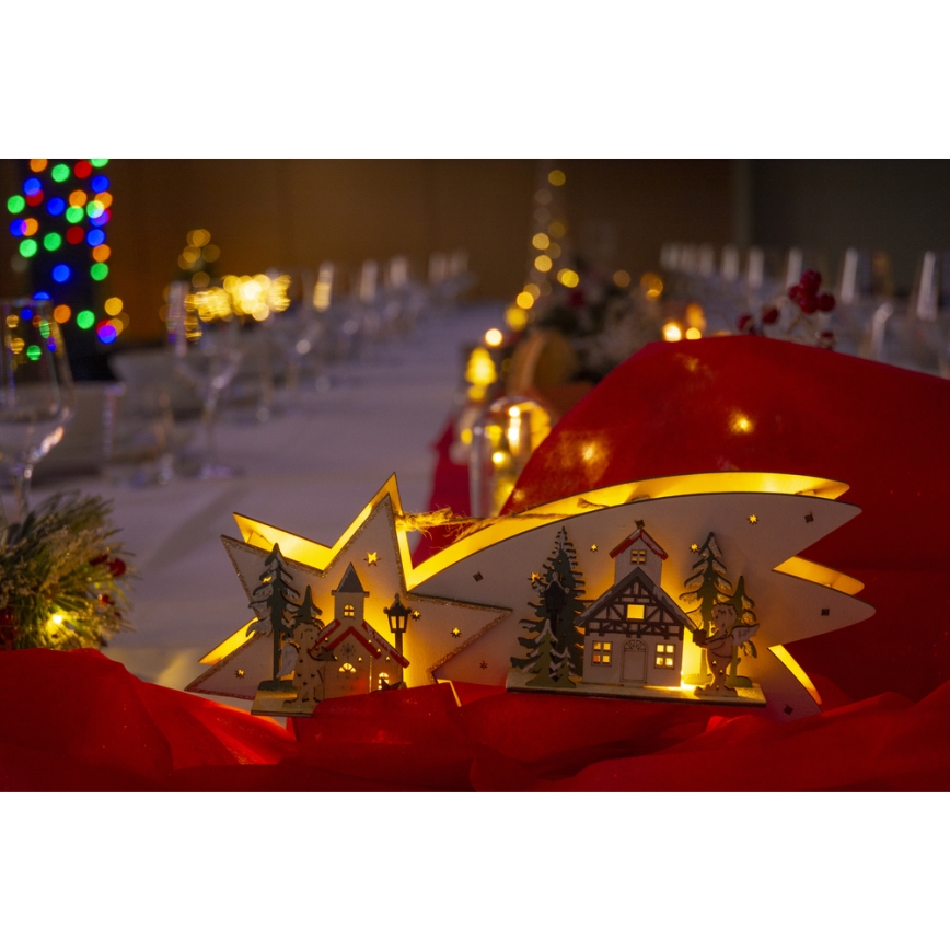 LED Χριστουγεννιάτικο διακοσμητικό LED/2xAA κομήτης