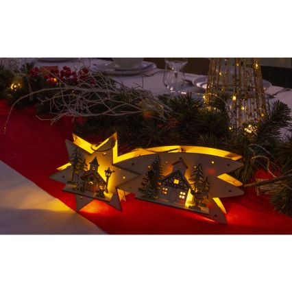LED Χριστουγεννιάτικο διακοσμητικό LED/2xAA κομήτης