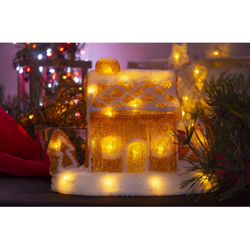 LED Χριστουγεννιάτικο διακοσμητικό LED/3xAA ζεστό λευκό