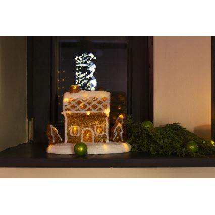 LED Χριστουγεννιάτικο διακοσμητικό LED/3xAA ζεστό λευκό