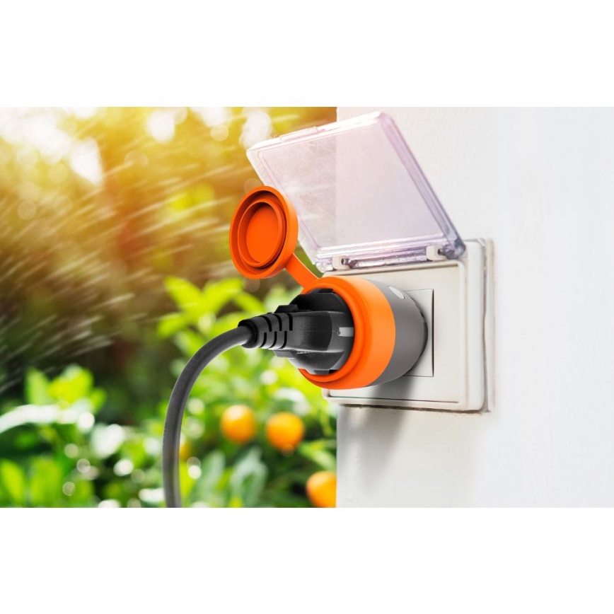 Smart Εξωτερικού χώρου πρίζα 3680W/230V/Type F SCHUKO/16A Wi-Fi IP44