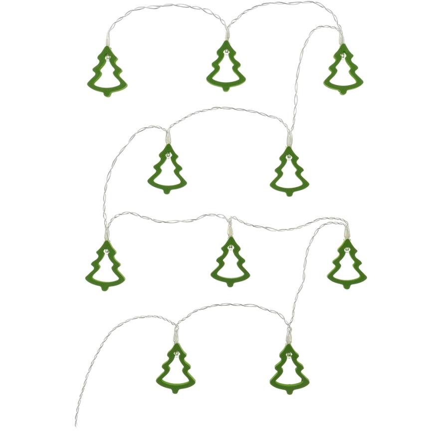 Διακοσμητικά λαμπάκια LED 10xLED/2xAA 1,6m θερμό λευκό