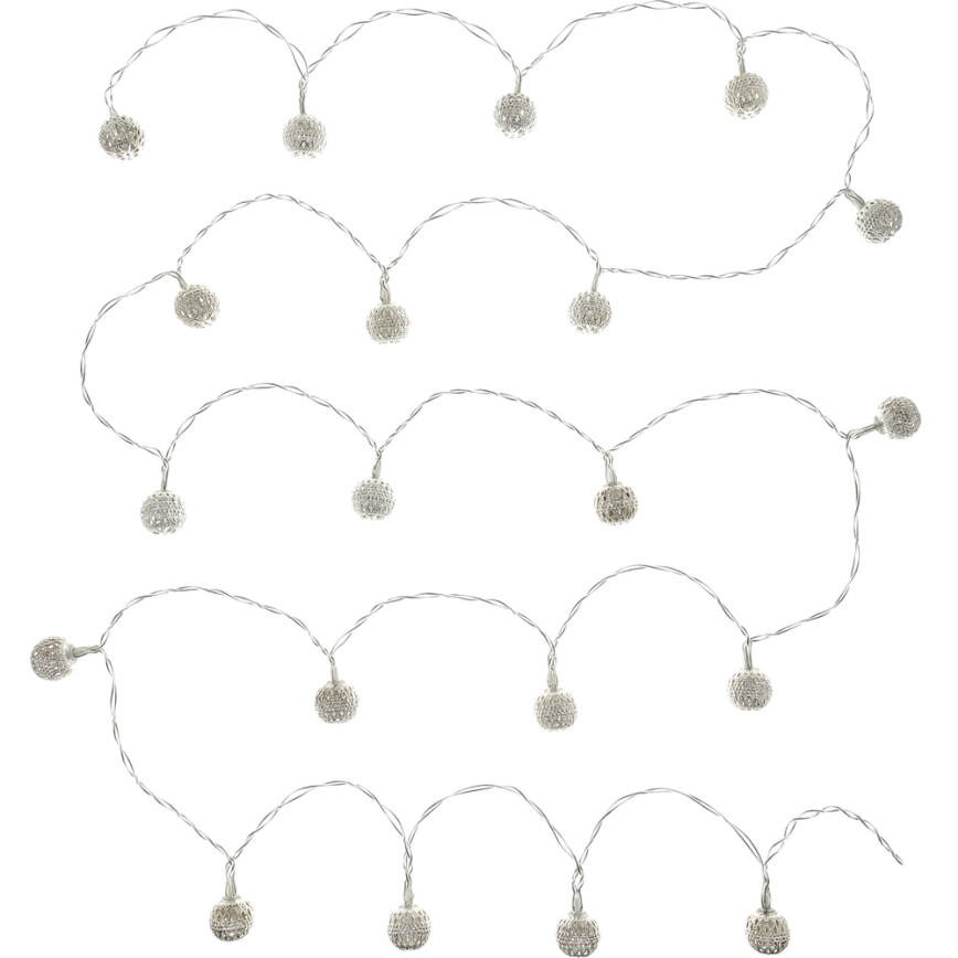 Διακοσμητικά λαμπάκια LED 20xLED/3xAA θερμό λευκό