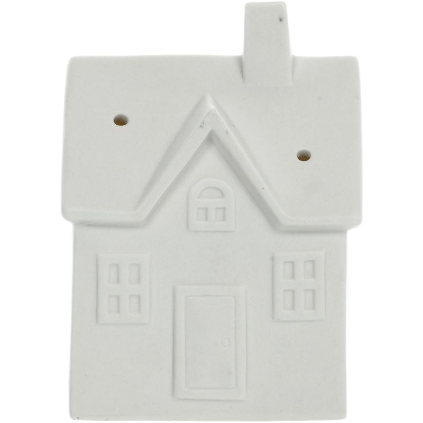 Διακοσμητικό LED πορσελάνης  LED/3xLR44/θερμό λευκό σπιτάκι λευκό