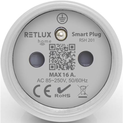 Έξυπνη πρίζα 3680W/230V/Τύπος E/16A Wi-Fi Tuya