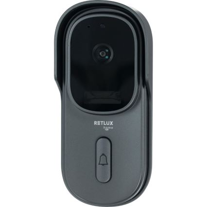 Θυροτηλεόραση με αισθητήρα κίνησης 5MPx 1440p 5200 mAh Wi-Fi IP65 ανθρακί