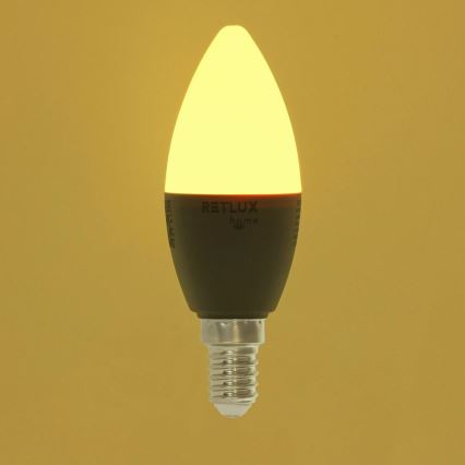 Λάμπα LED RGBW Dimmable C37 E14/4,5W/230V 2700-6500K Wi-Fi Tuya