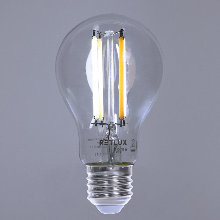 Λαμπτήρας Dimming LED FILAMENT A60 E27/7W/230V 2700-6500K Wi-Fi Tuya
