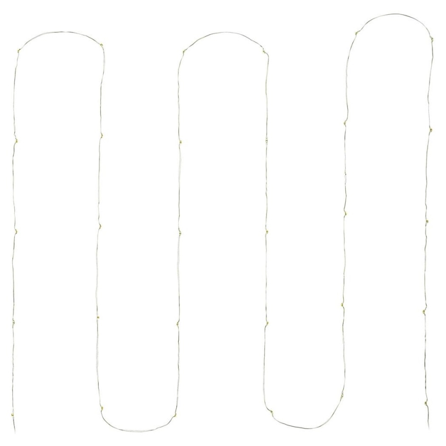 Χριστουγεννιάτικα λαμπάκια LED 30xLED/3xAA 3,3m ζεστό λευκό