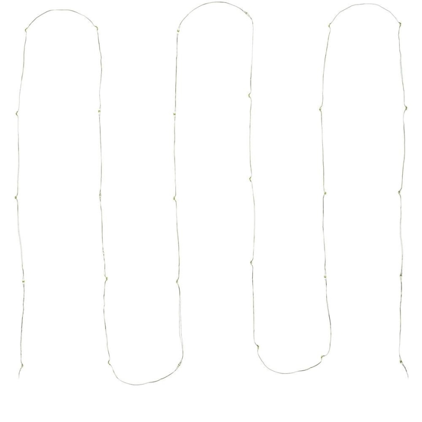 Χριστουγεννιάτικα λαμπάκια LED 30xLED/3xAA 3,3m ψυχρό λευκό