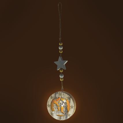 LED Χριστουγεννιάτικη διακόσμηση LED/2xCR2032 θερμό λευκό