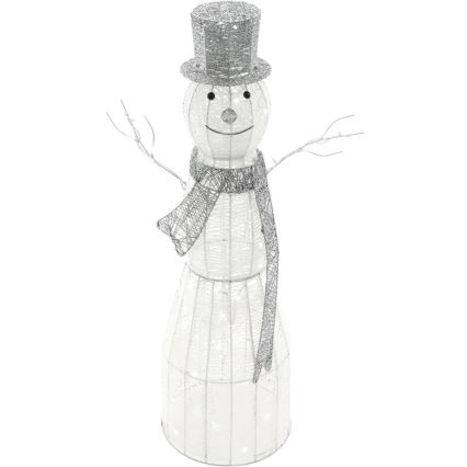 Χριστουγεννιάτικo διακοσμητικό εξωτερικού χώρου LED LED/3,6W/230V/ψυχρό λευκό 124 cm IP44 χιονάνθρωπος