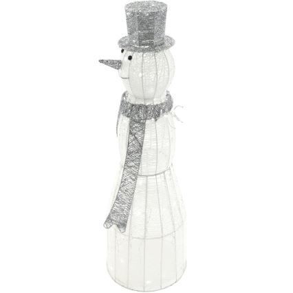 Χριστουγεννιάτικo διακοσμητικό εξωτερικού χώρου LED LED/3,6W/230V/ψυχρό λευκό 124 cm IP44 χιονάνθρωπος