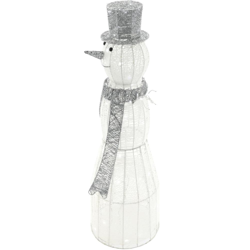 Χριστουγεννιάτικo διακοσμητικό εξωτερικού χώρου LED LED/3,6W/230V/ψυχρό λευκό 124 cm IP44 χιονάνθρωπος