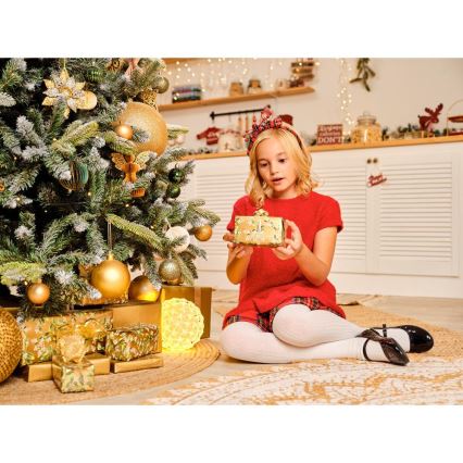 Χριστουγεννιάτικο διακοσμητικό LED LED/230V/θερμό λευκό σφαίρα