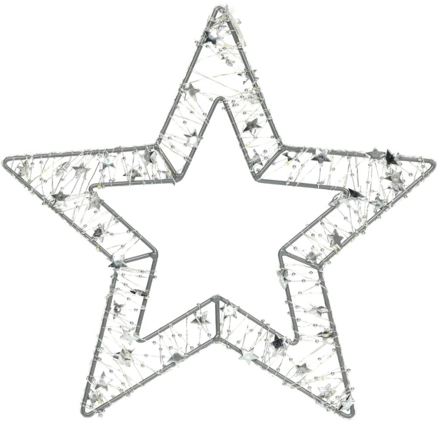 Χριστουγεννιάτικο διακοσμητικό LED LED/3xAA/θερμό λευκό αστέρι