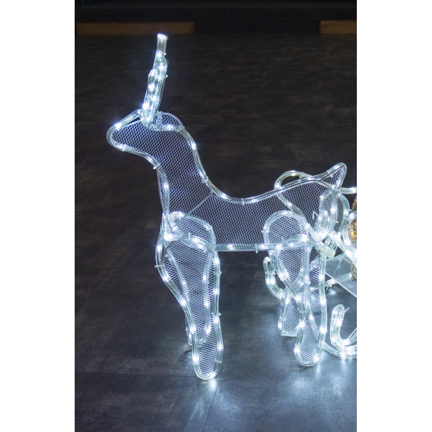 Χριστουγεννιάτικο διακοσμητικό LED εξωτερικού χώρου LED/12W/230V IP44 τάρανδος