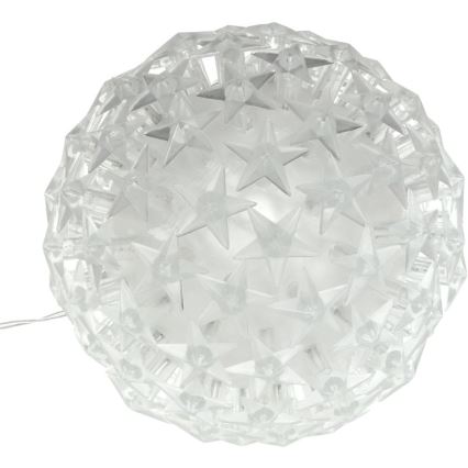 Χριστουγεννιάτικο διακοσμητικό LED LED/230V/θερμό λευκό σφαίρα