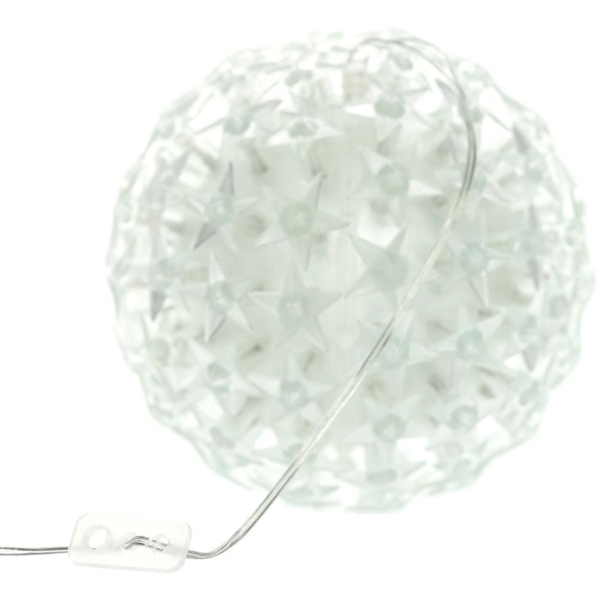 Χριστουγεννιάτικο διακοσμητικό LED LED/230V/θερμό λευκό σφαίρα