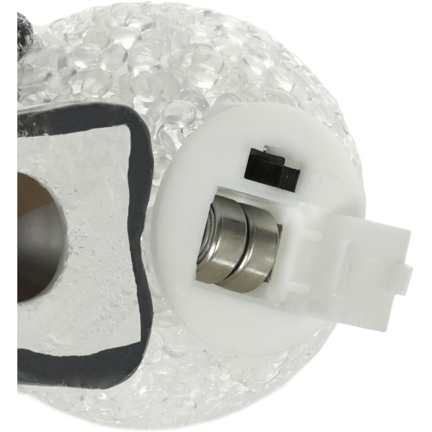 Χριστουγεννιάτικο διακοσμητικό LED LED/2xLR44/θερμό λευκό χιονάνθρωπος με χιονόμπαλα