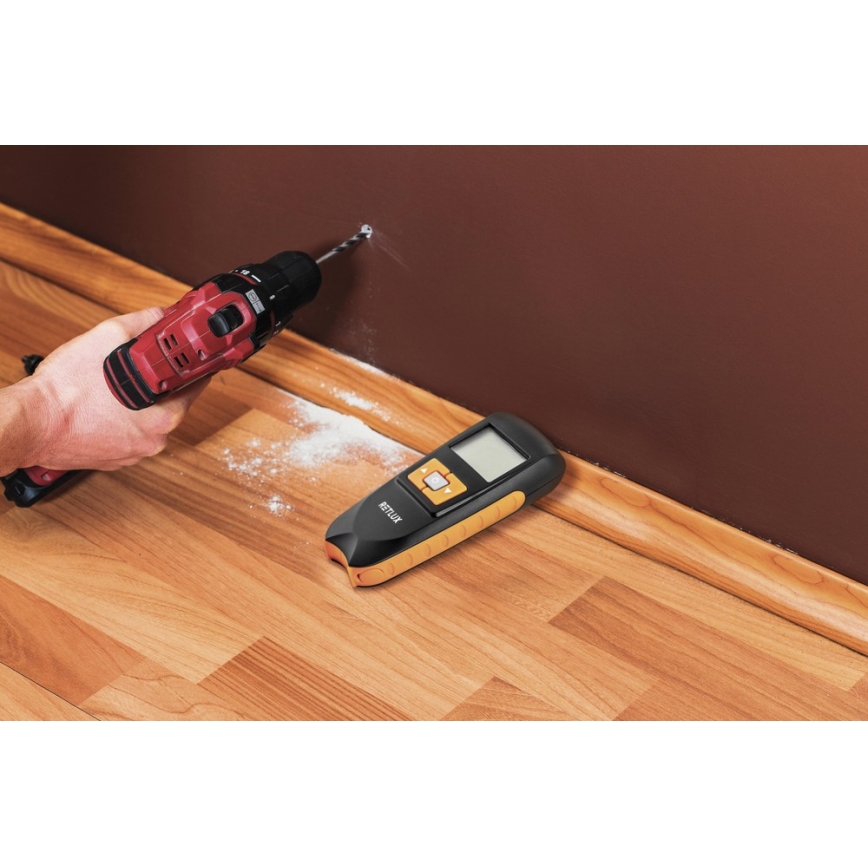 Ψηφιακός ανιχνευτής υπόγειων αντικειμένων 4 σε 1 9V 1x6LR61