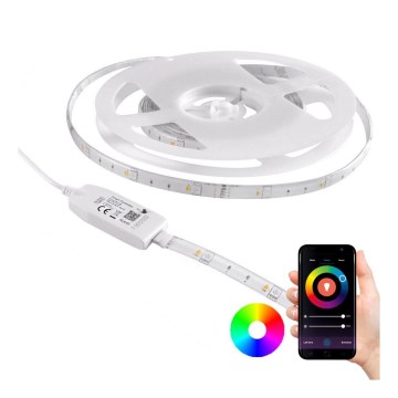 RGB LED Dimmable ταινία εξωτερικού χώρου Wi-fi LED/6,5W/IP65 2 m Tuya