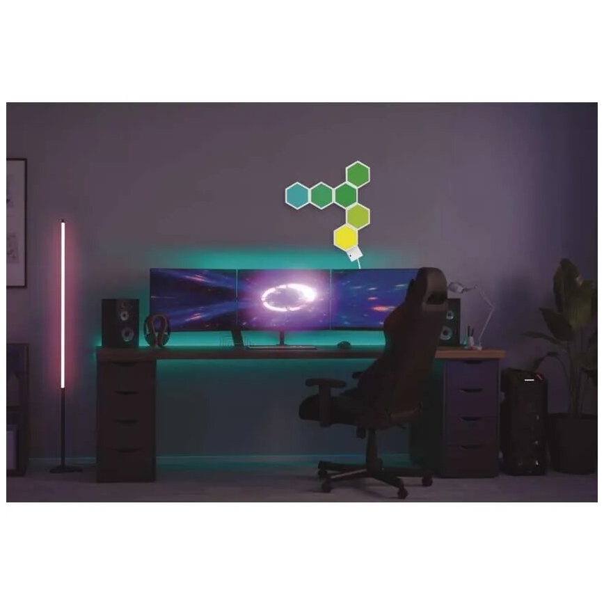 RGBIC Eπιτραπέζιο φωτιστικό  GoSmart LED/5,5W/230V Wi-Fi Tuya