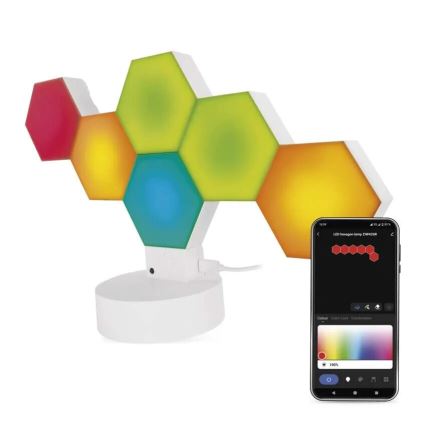 RGBIC Eπιτραπέζιο φωτιστικό  GoSmart LED/5,5W/230V Wi-Fi Tuya