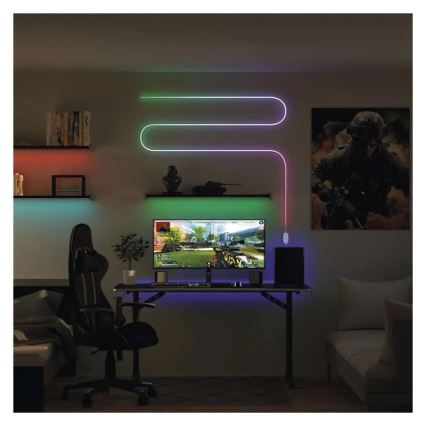 RGBIC Ταινία LED ντιμαριζόμενη GoSmart LED/33W/230V 5 m Wi-Fi Tuya