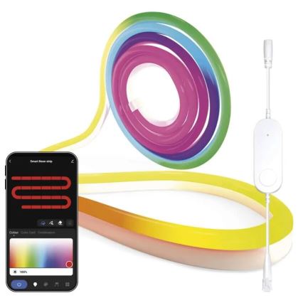 RGBIC Ταινία LED ντιμαριζόμενη GoSmart LED/33W/230V 5 m Wi-Fi Tuya