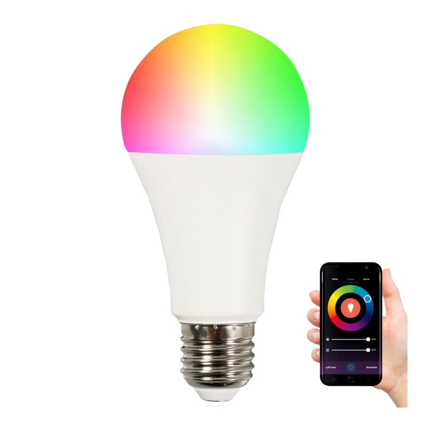 RGBW Λαμπτήρας Dimming LED A65 E27/11W/230V 2700-6500K Wi-Fi Tuya