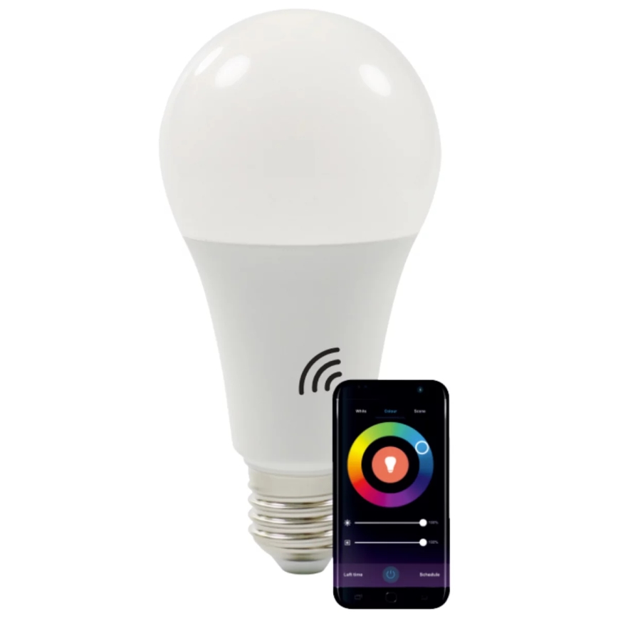 RGBW Λαμπτήρας Dimming LED A65 E27/11W/230V 2700-6500K Wi-Fi Tuya